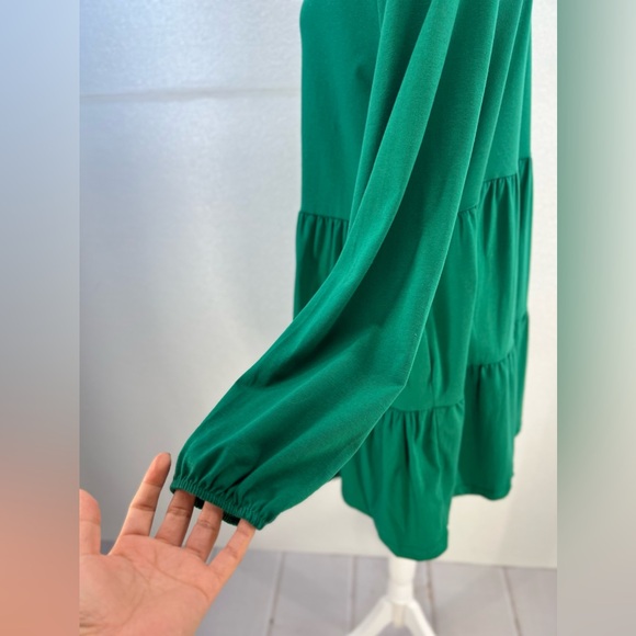 NWT Casual Dress Sweet Cute V Neck Mini Dress with Pocket Skin Friendly Fabric L - Picture 11 of 17